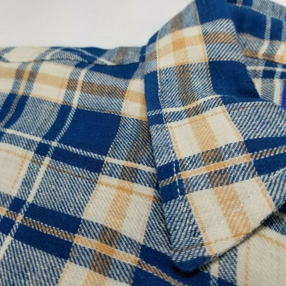 Pendleton Clark Shirt Linen cotton blend Plaid - Picture 7 of 8
